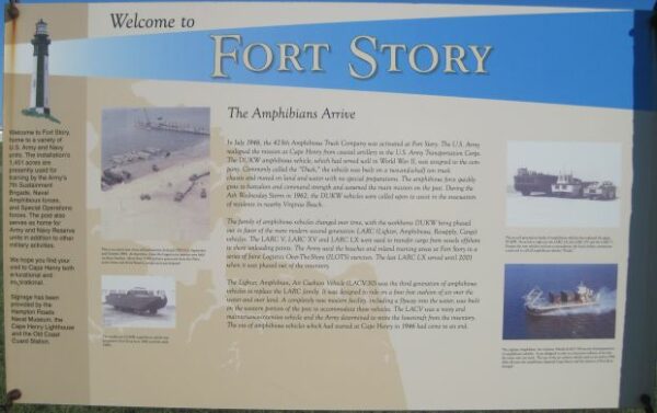 FORT STORY MEMORIAL PLAQUE E