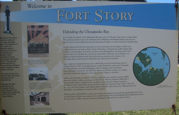 FORT STORY MEMORIAL PLAQUE D