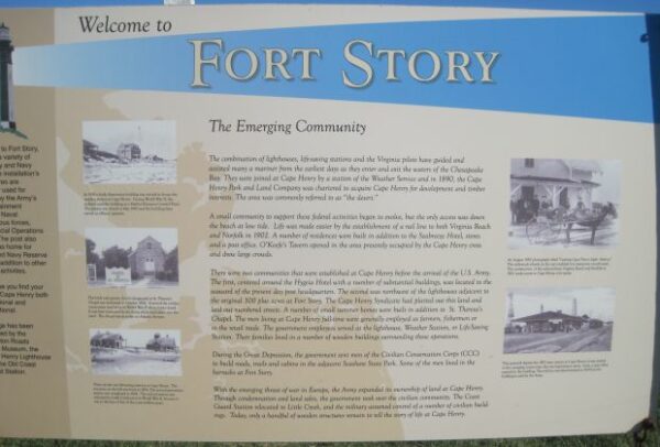 FORT STORY MEMORIAL PLAQUE C