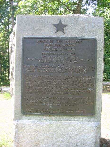 SECOND DIVISION TWELFTH CORPS WAR MEMORIAL