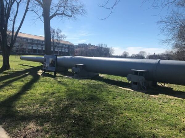 16″/50 CALIBER MARK 7 GUN BARREL NUMBER 293 MEMORIAL