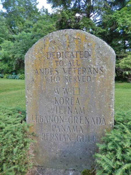 ANDES ALL WAR VETERANS MEMORIAL
