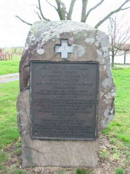 SECOND DIVISION SIXTH CORPS WAR MEMORIAL