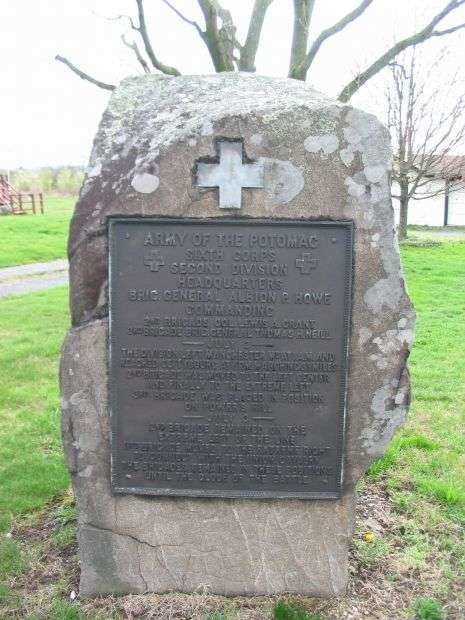 SECOND DIVISION SIXTH CORPS WAR MEMORIAL