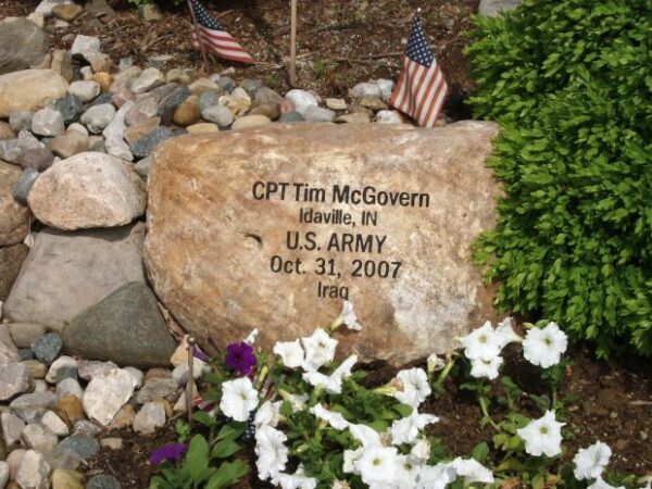 CPT TIM MCGOVERN WAR MEMORIAL ROCK