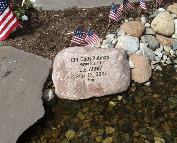 CPL CODY PUTMAN WAR MEMORIAL ROCK