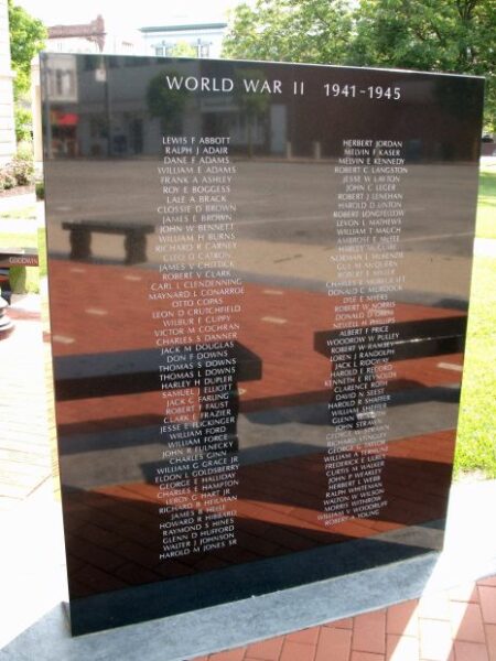 CLINTON COUNTY WAR MEMORIAL PANEL D