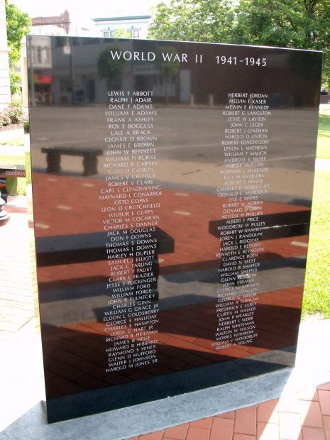 CLINTON COUNTY WAR MEMORIAL PANEL D