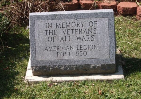 AMERICAN LEGION POST 530 MEMORIAL GARDEN STONE
