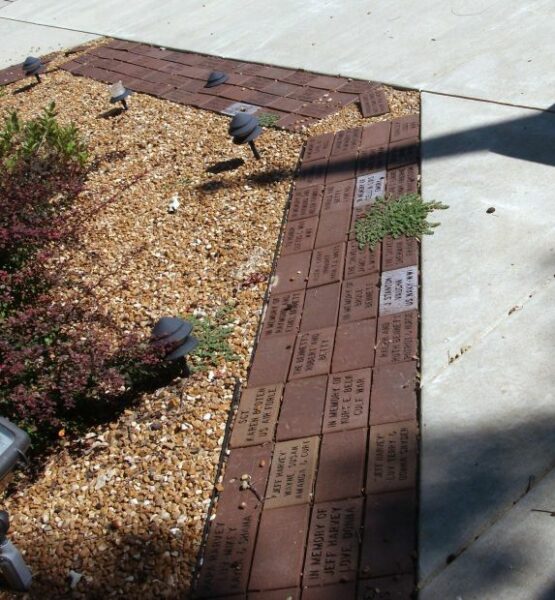 SIDELL VETERANS WAR MEMORIAL BRICKS SECTION A