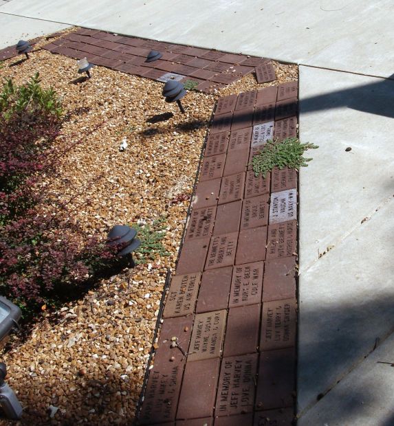 SIDELL VETERANS WAR MEMORIAL BRICKS SECTION A