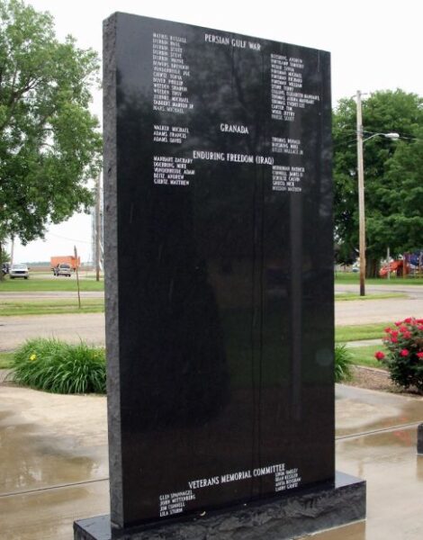 STRASBURG VETERANS MEMORIAL PANEL F