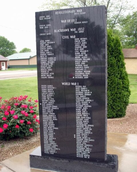 STRASBURG VETERANS MEMORIAL PANEL B