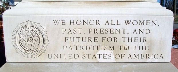 MOUNT VERNON WOMEN VETERANS MEMORIAL STONE A