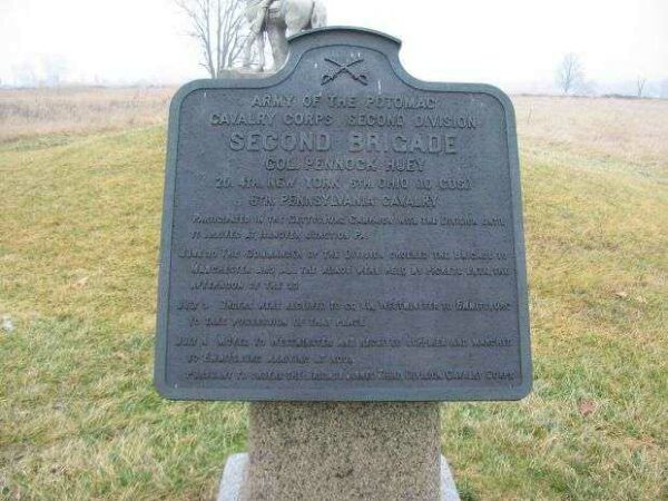SECOND BRIGADE SECOND DIVISION CAVALRY CORPS WAR MEMORIAL
