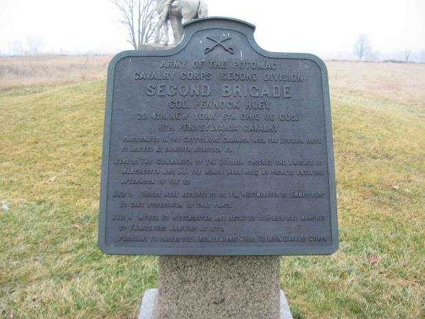 SECOND BRIGADE SECOND DIVISION CAVALRY CORPS WAR MEMORIAL