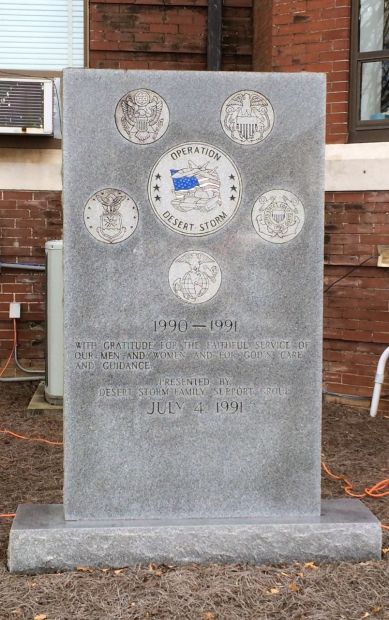GREENVILLE OPERATION DESERT STORM WAR MEMORIAL