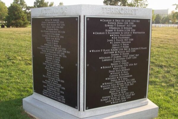 ATTACK ON THE PENTAGON WAR MEMORIAL SIDES C & D