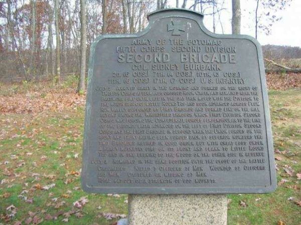 SECOND BRIGADE SECOND DIVISION FIFTH CORPS WAR MEMORIAL