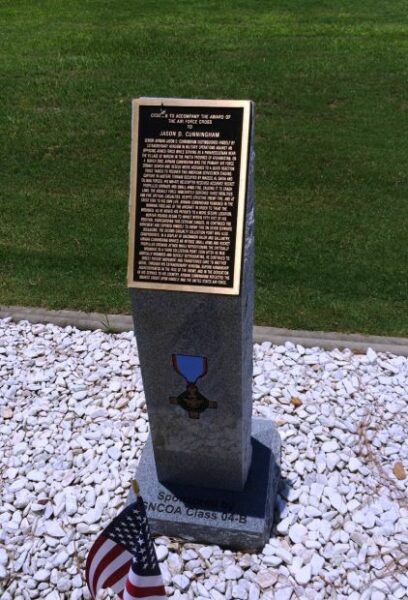 JASON D. CUNNINGHAM AIR FORCE CROSS CITATION MEMORIAL