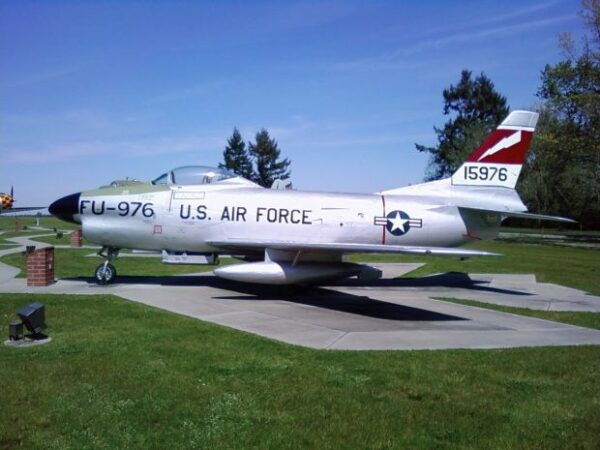 NORTH AMERICAN F-86D SABRE MEMORIAL AIRCRAFT
