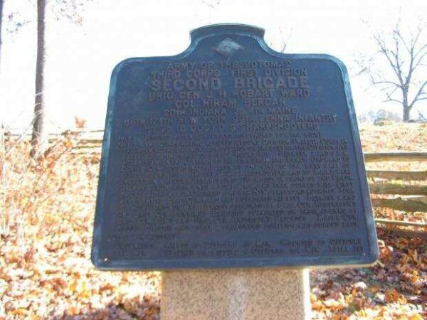 SECOND BRIGADE FIRST DIVISION THIRD CORPS WAR MEMORIAL
