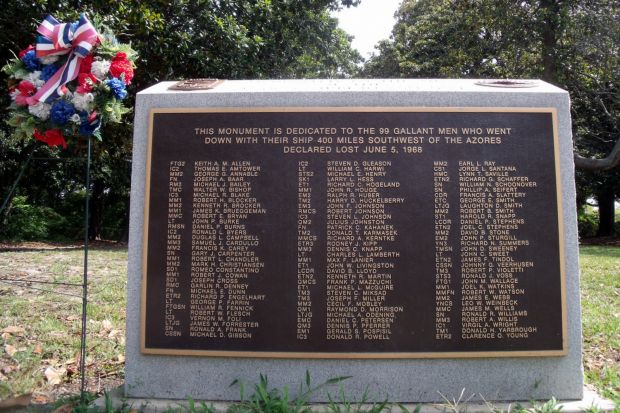 U.S.S. SCORPION SSN 589 MEMORIAL