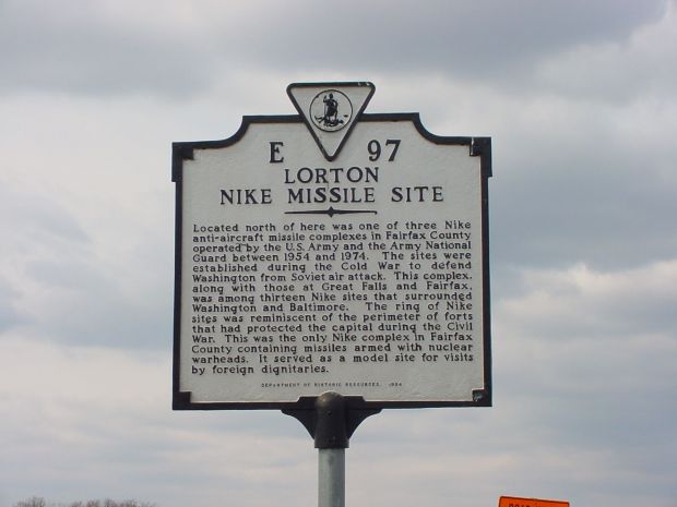 LORTON NIKE MISSILE SITE MEMORIAL MARKER