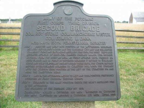 SECOND BRIGADE THIRD DIVISION FIRST CORPS