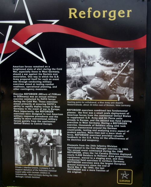 REFORGER MEMORIAL PANEL