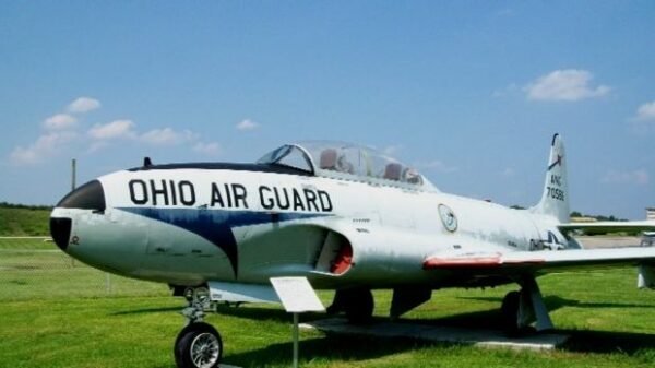 LOCKHEED T33 SHOOTING STAR MEMORIAL AIRCRAFT