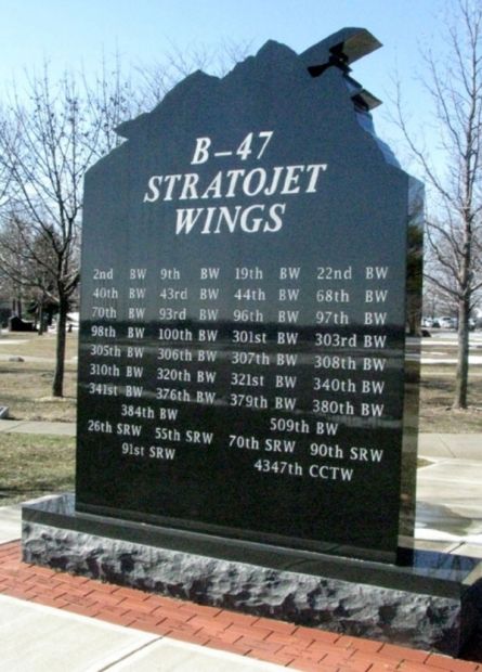 B-47 STARTOJET MEMORIAL BACK