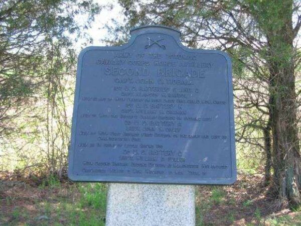 SECOND BRIGADE HORSE ARTILLERY CAVALRY CORPS