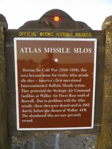 ATLAS MISSILE SILOS MEMORIAL MARKER