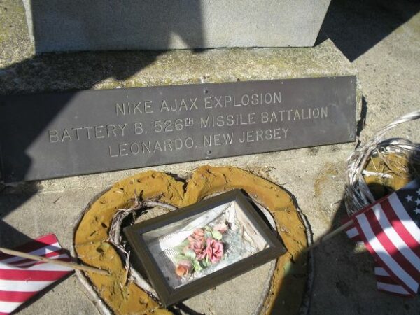 NIKE AJAX EXPLOSION MEMORIAL DEDICATION STONE