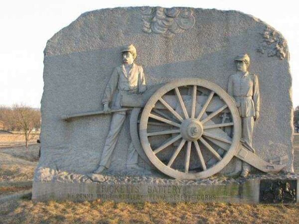 RICKETTS’ BATTERY 1ST PENNSYLVANIA LIGHT ARTILLERY WAR MEMORIAL