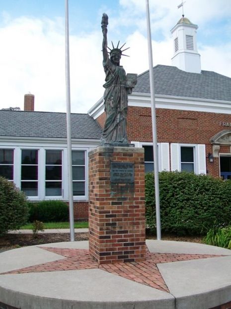 LIBERTY REPLICA OF THE STATUE OF LIBERTY MEMORIAL