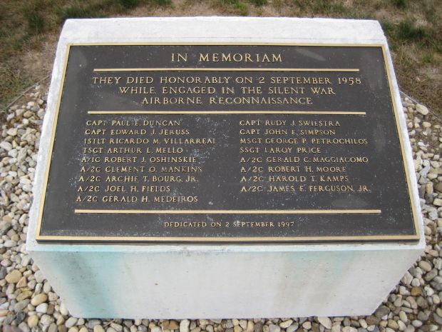 NATIONAL VIGILANCE PARK MEMORIAL AIRCRAFT PLAQUE B