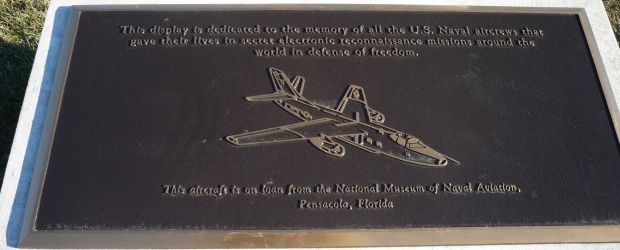 EA-3B SKYWARRIOR MEMORIAL PLAQUE C