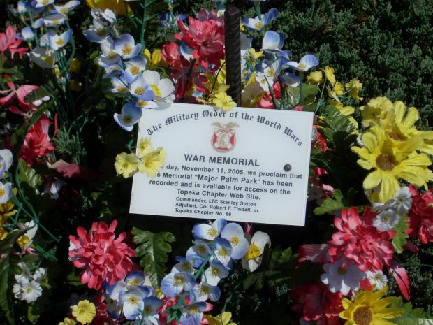 PALM PARK MEMORIAL PLAQUE B