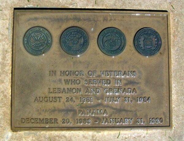 LEBANON, GRENADA AND PANAMA VETERANS MEMORIAL