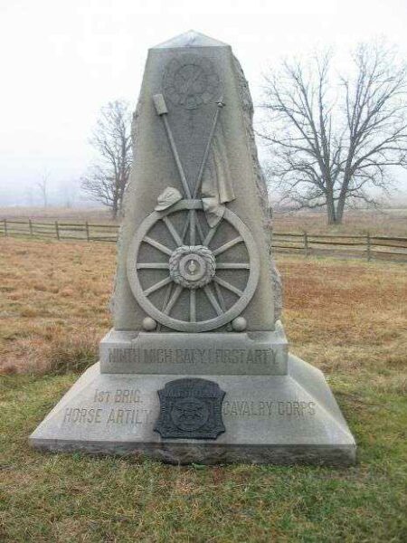 NINTH MICHIGAN BATTERY WAR MEMORIAL