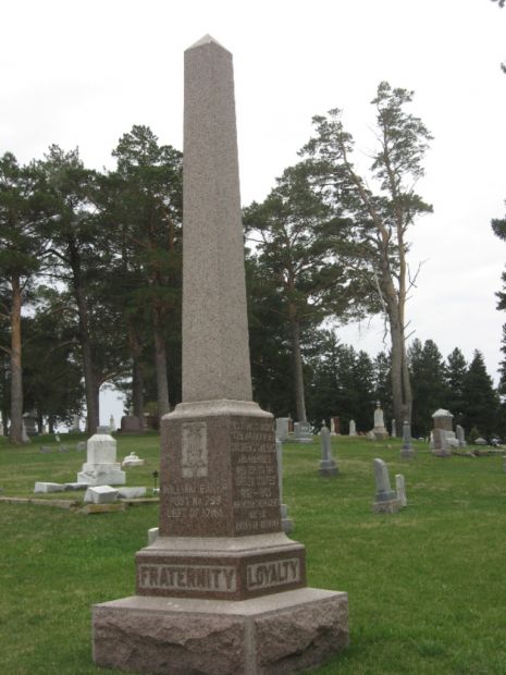 CORRECTIONVILLE CEMETERY CIVIL WAR MEMORIAL