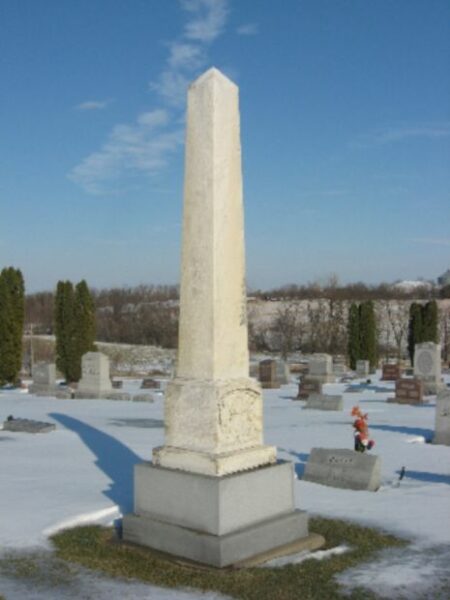 CRAWFORDSVILLE CEMETERY CIVIL WAR MEMORIAL