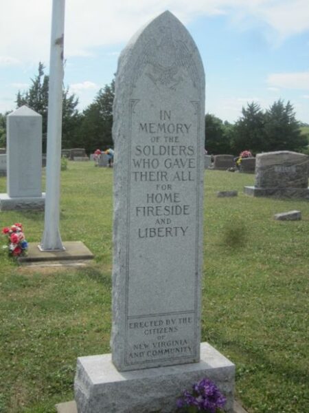 NEW VIRGINIA CEMETERY VETERANS MEMORIAL