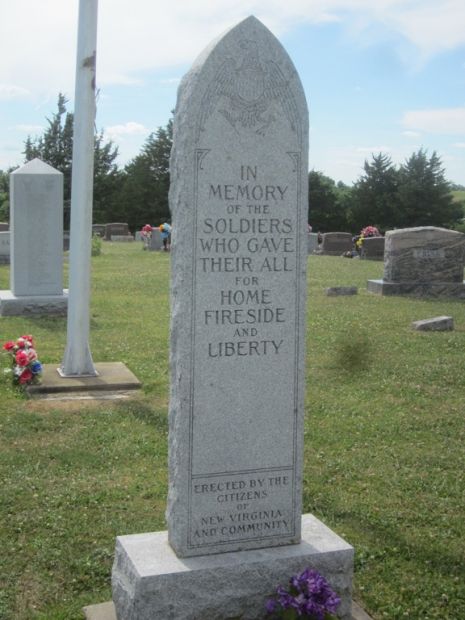 NEW VIRGINIA CEMETERY VETERANS MEMORIAL