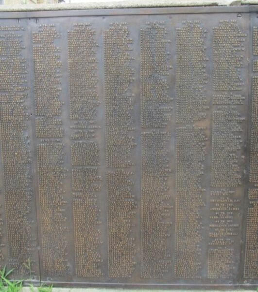 WAPELLO COUNTY CIVIL WAR MEMORIAL PLAQUE E