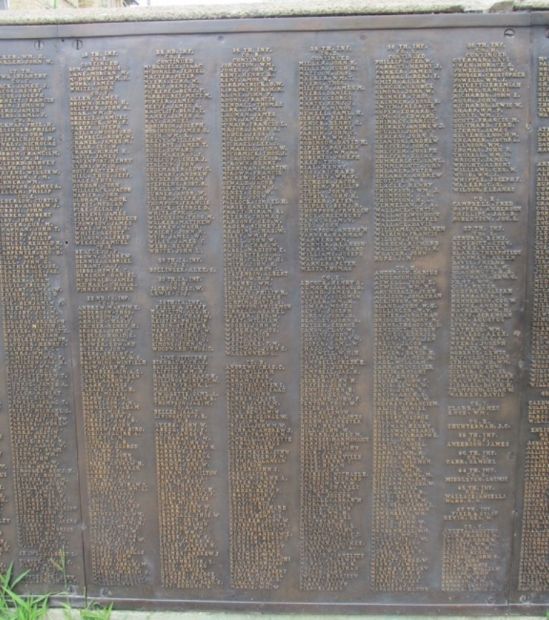 WAPELLO COUNTY CIVIL WAR MEMORIAL PLAQUE E