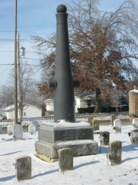 OTTUMWA CEMETERY CIVIL WAR MEMORIAL CANNON