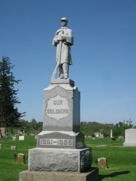GREENLAWN CEMETERY SOLDIERS MEMORIAL